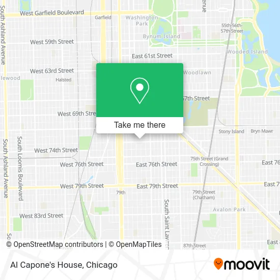 Al Capone's House map