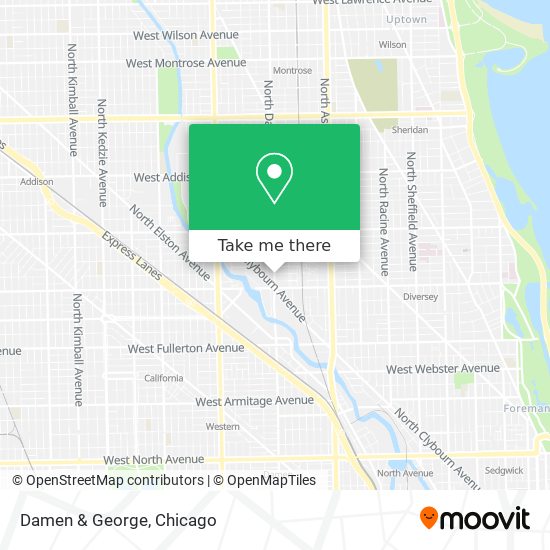Mapa de Damen & George