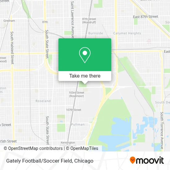Gately Football/Soccer Field map