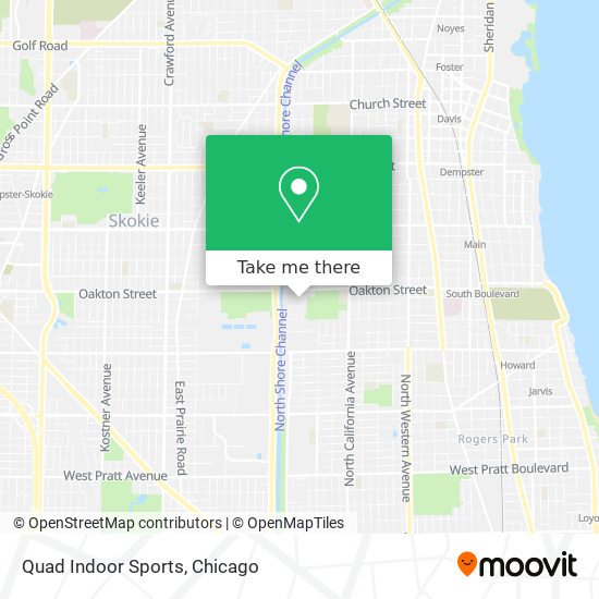 Quad Indoor Sports map