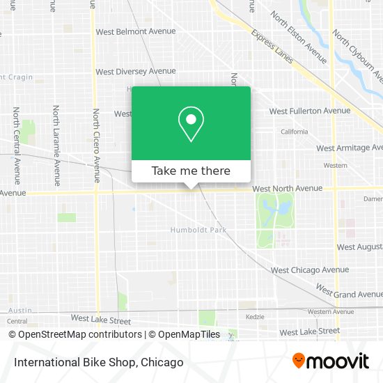 Mapa de International Bike Shop