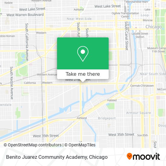 Mapa de Benito Juarez Community Academy