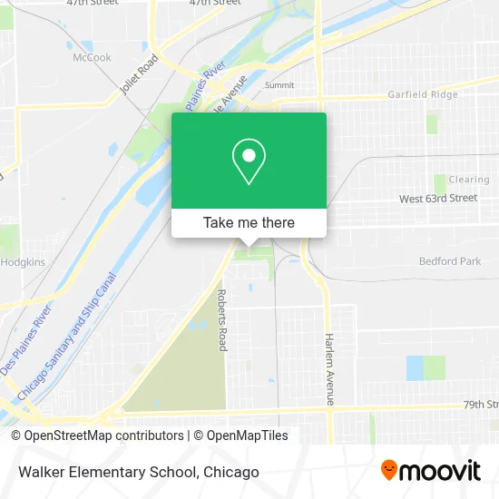 Walker Elementary School map
