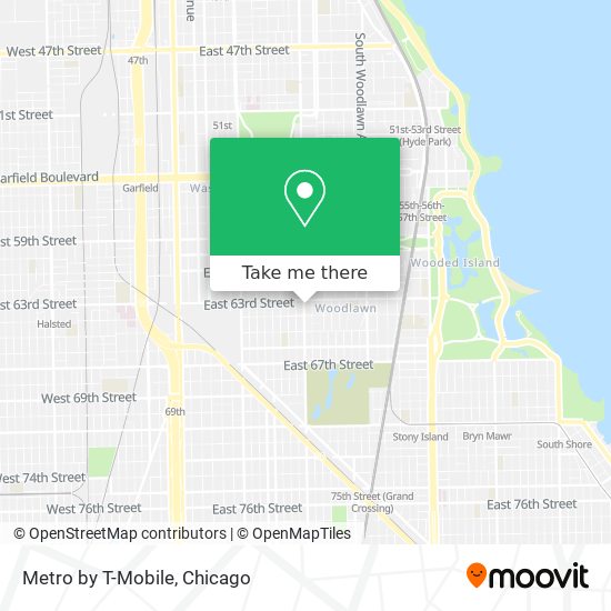 Metro by T-Mobile map