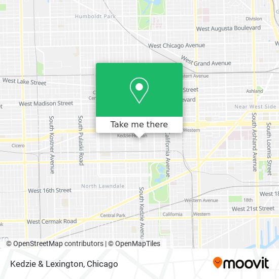 Kedzie & Lexington map