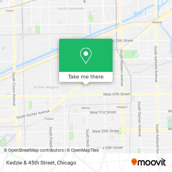 Mapa de Kedzie & 45th Street