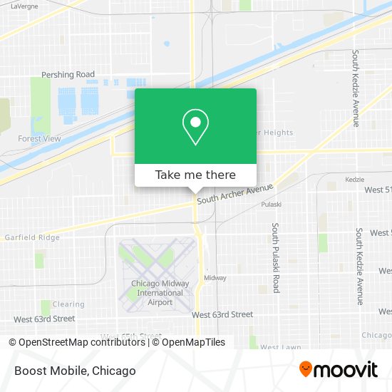 Boost Mobile map