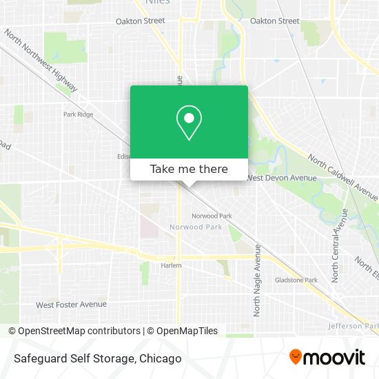 Safeguard Self Storage map