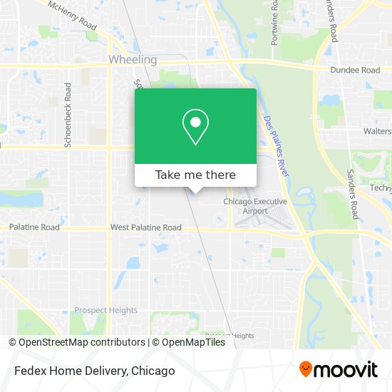 Fedex Home Delivery map