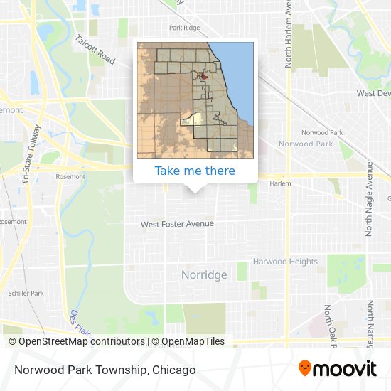 Norwood Park Township map