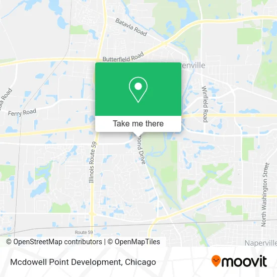 Mcdowell Point Development map