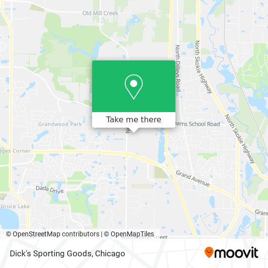 Dick's Sporting Goods map