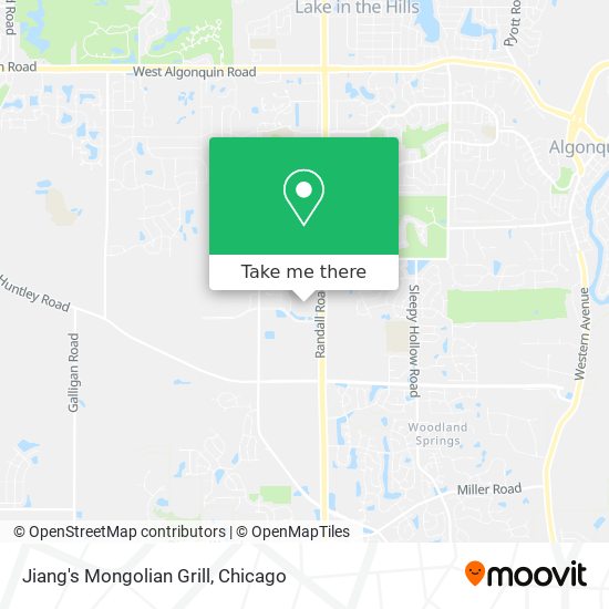 Mapa de Jiang's Mongolian Grill