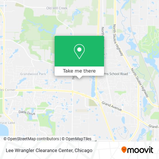 Lee Wrangler Clearance Center map