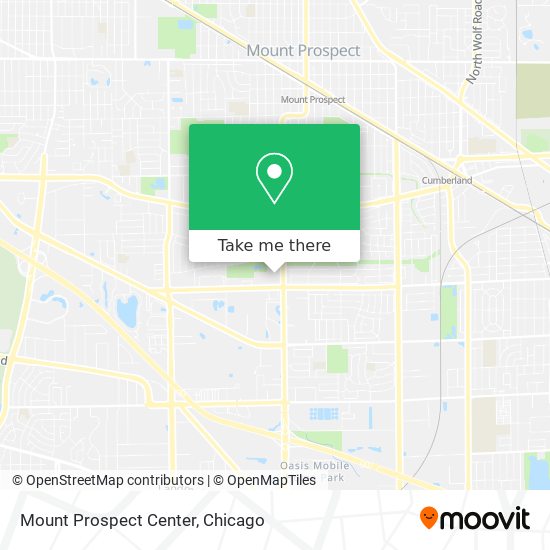 Mount Prospect Center map