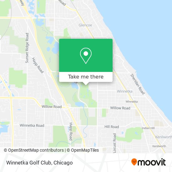 Winnetka Golf Club map