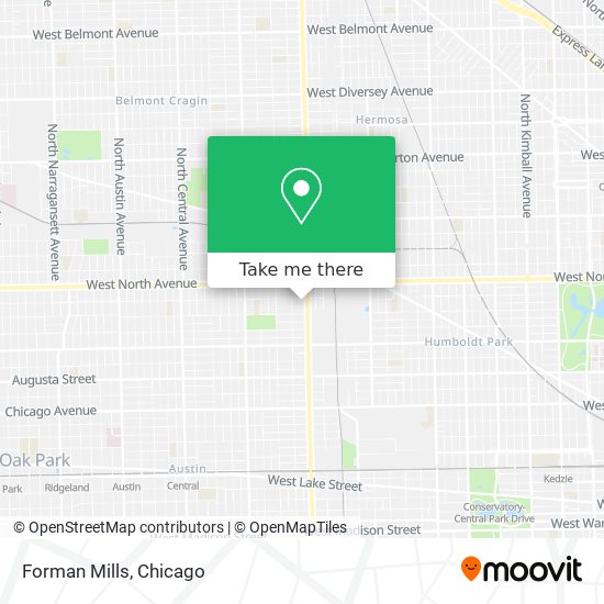 Forman Mills map