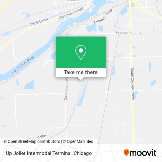 Mapa de Up Joliet Intermodal Terminal