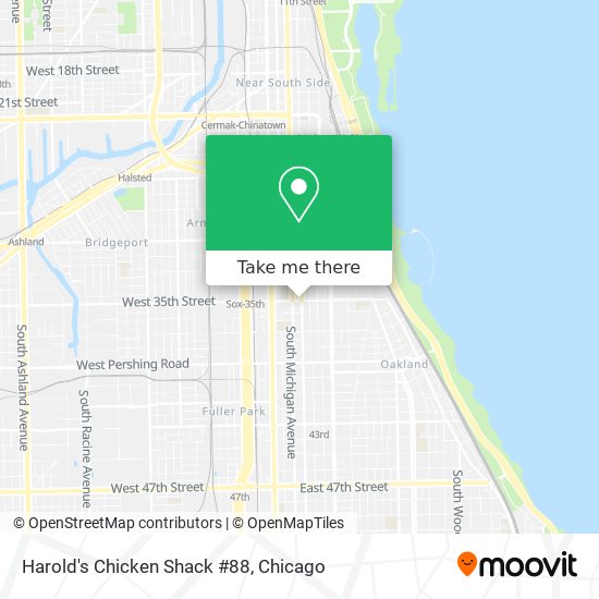 Harold's Chicken Shack #88 map
