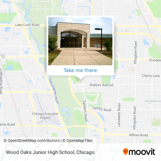 Wood Oaks Junior High School map