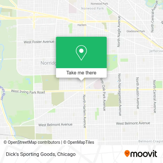 Dick's Sporting Goods map