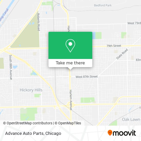 Advance Auto Parts map