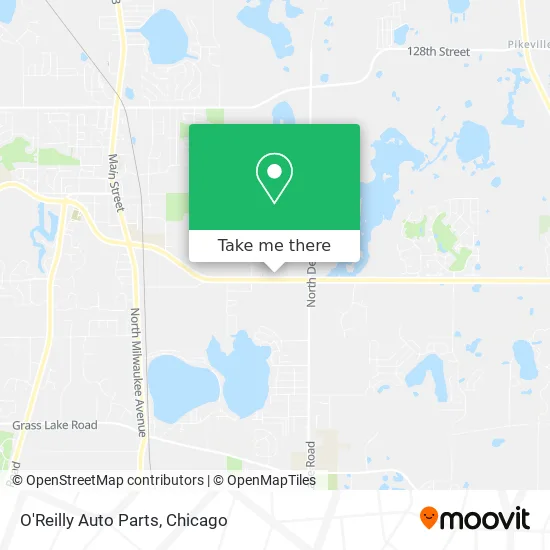 O'Reilly Auto Parts map