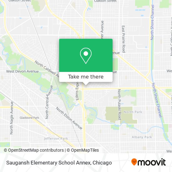 Saugansh Elementary School Annex map
