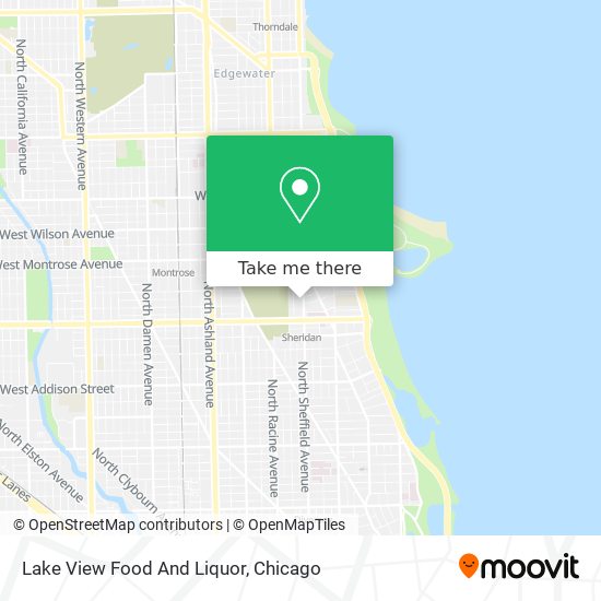 Lake View Food And Liquor map