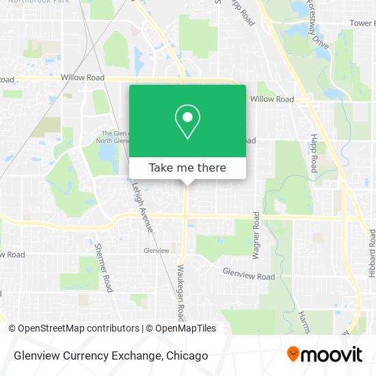 Glenview Currency Exchange map