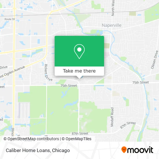 Caliber Home Loans map