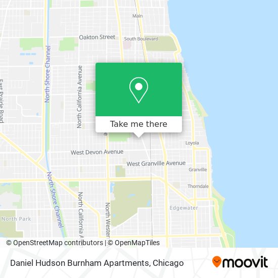 Daniel Hudson Burnham Apartments map