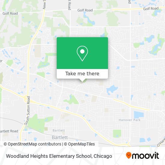 Mapa de Woodland Heights Elementary School