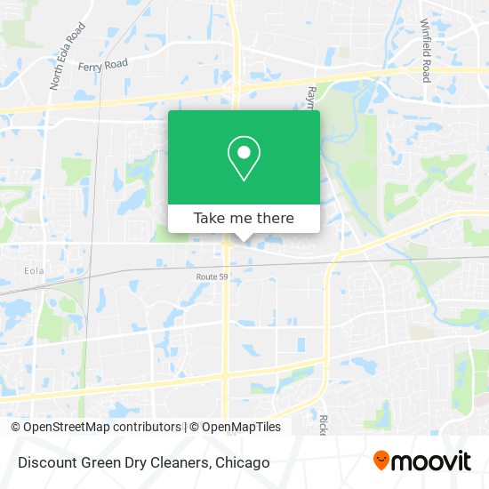 Mapa de Discount Green Dry Cleaners