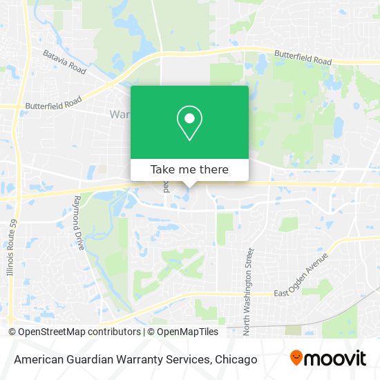 American Guardian Warranty Services map