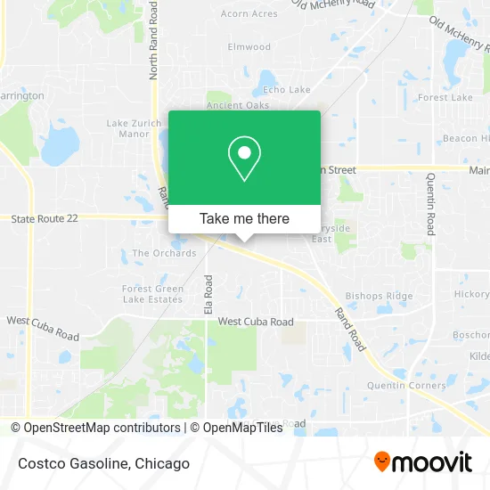 Costco Gasoline map