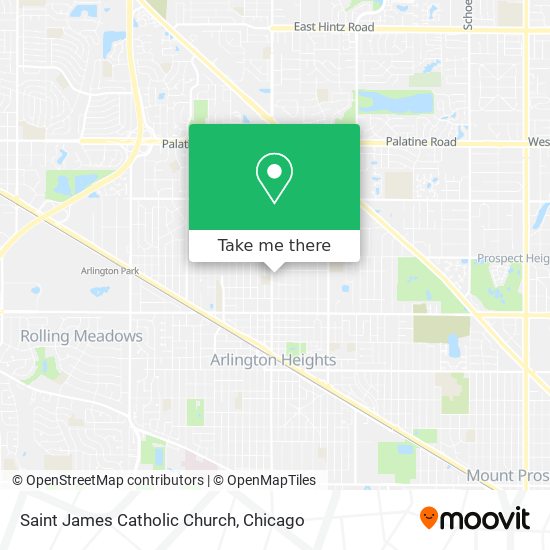 Saint James Catholic Church map