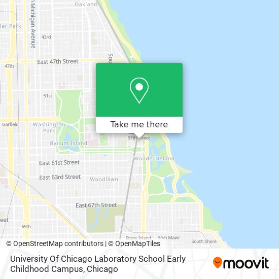 Mapa de University Of Chicago Laboratory School Early Childhood Campus