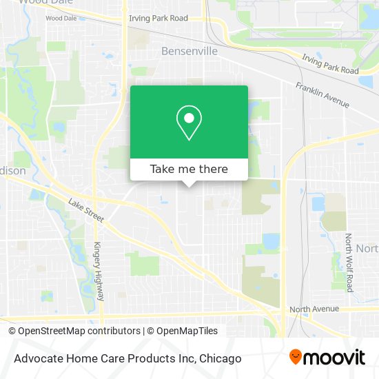 Mapa de Advocate Home Care Products Inc