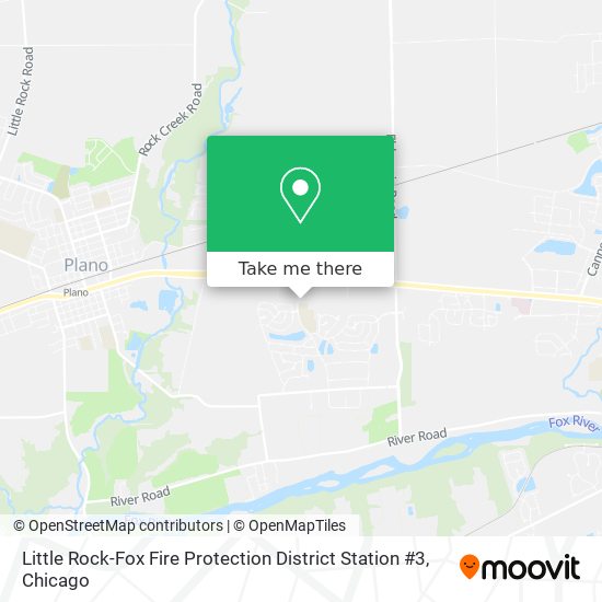 Mapa de Little Rock-Fox Fire Protection District Station #3