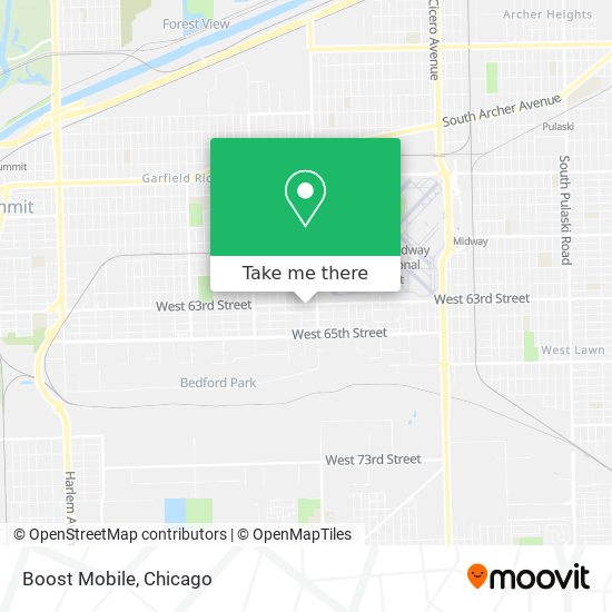 Boost Mobile map