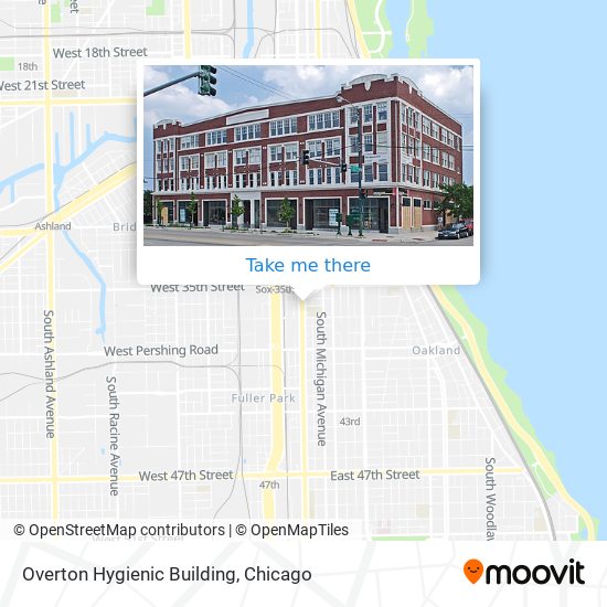Overton Hygienic Building map