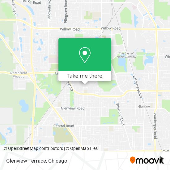 Glenview Terrace map