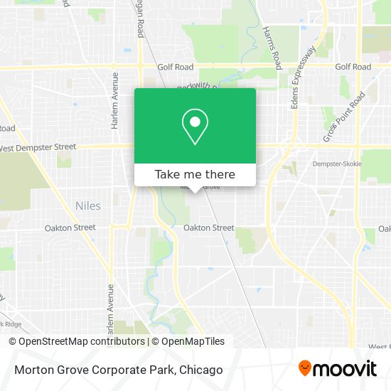 Mapa de Morton Grove Corporate Park