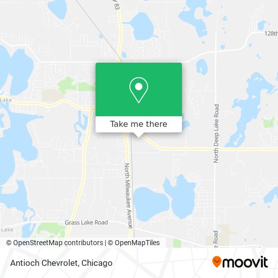 Antioch Chevrolet map