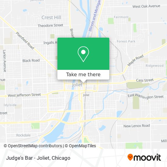 Judge's Bar - Joliet map