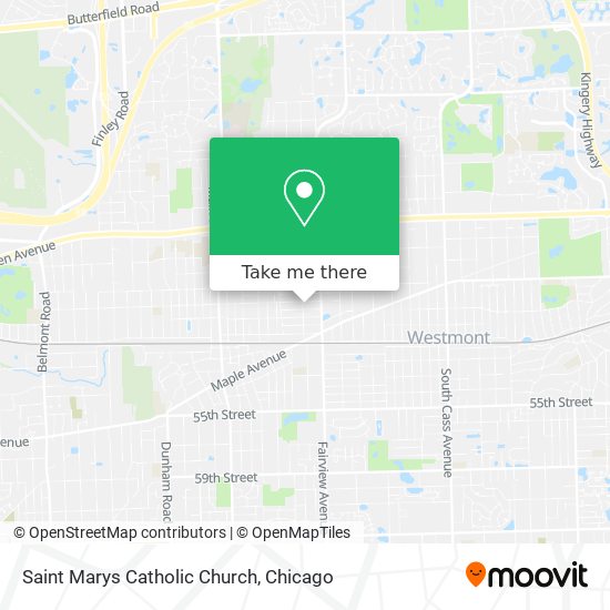 Saint Marys Catholic Church map