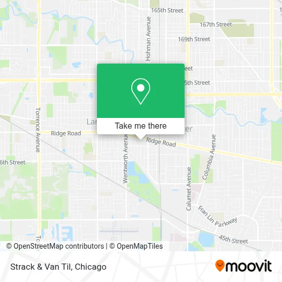 Strack & Van Til map