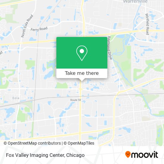 Fox Valley Imaging Center map