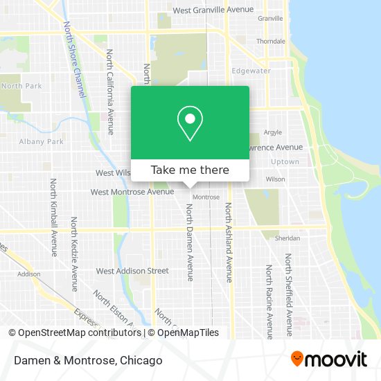 Damen & Montrose map